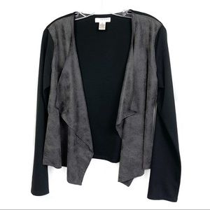 Kenar faux suede jacket cardigan blazer